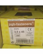 PGB Snelbouwschroef type S 3,5x45mm (200 stuks)