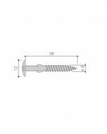 Eternit Cedral Bolkopschroef C03 Klei 4,8x38mm (100 stuks)