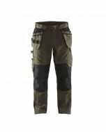 Blåkläder Service Werkbroek stretch groen/zwart - maat C56