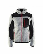 Blaklader Gebreide vest Softshell grijs - maat L