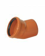 Nicoll PVC Bocht 30° M/S Ø160 oranje
