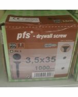 PGB Snelbouwschroef type S 3,5x35mm (1.000 stuks)