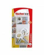 Fischer Plug SX 6x30 RH met ronde haak wit (4 stuks)