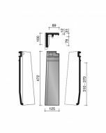 Koramic Actua 10LT Halve Gevelpan Links Antraciet mat