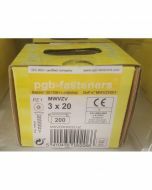 PGB Spaanderplaatschroef VK-Z 3x20mm (200 stuks)