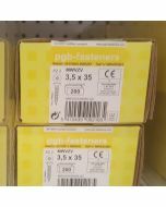 PGB Spaanderplaatschroef VK-Z 3,5x35mm (200 stuks)