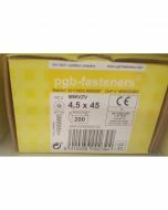 PGB Spaanderplaatschroef VK-Z 4,5x45mm (200 stuks)
