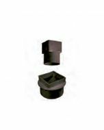Nicoll Verloop vierk/rond 80x80/Ø80