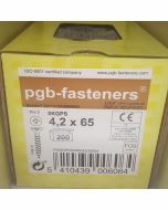 PGB Snelbouwschroef type S 4,2x65mm (200 stuks)