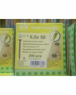 PGB Spaanderplaatschroef VZK-T 6,0x050mm (200 stuks)