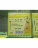 PGB Spaanderplaatschroef VZK-T 6,0x080mm (200 stuks)