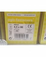 PGB Spaanderplaatschroef VZK-Z 4,5x80mm (200 stuks)
