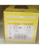 PGB Spaanderplaatschroef VZK-Z 6x100mm (100 stuks)