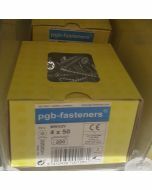 PGB Spaanderplaatschroef VK-Z 4x50mm (200 stuks)