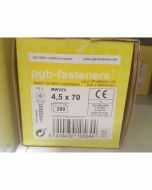 PGB Spaanderplaatschroef VK-Z 4,5x70mm (200 stuks)