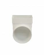 Renson Hoekverbinding 7017 90° plat/rond 204x60mm-Ø150mm wit