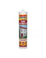 Soudal Bouw Neutrale silicone bruin 300ml