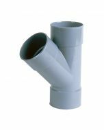 Nicoll PVC Y-stuk 45° M/M Ø100 grijs