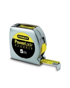 Stanley Rolbandmaat Powerlock met kijkvenster 5mm - 19mm