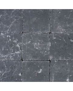 Getrommelde Klinker 15x15x6 zwart