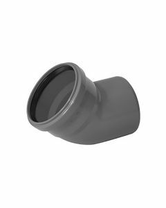 Nicoll PVC Bocht 45° M/S Ø125 grijs