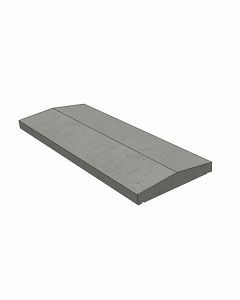 Remacle Delta Muurkap 50/100 met 2 afwateringen