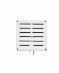 Nicoll PVC Rooster met sluiting 200x200mm wit