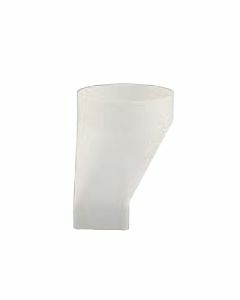 Renson Verbindingsstuk 7021 plat/rond 204x60mm-Ø125mm wit