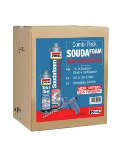 Soudal Soudafoam Combibox Low Expansion Click & Fix